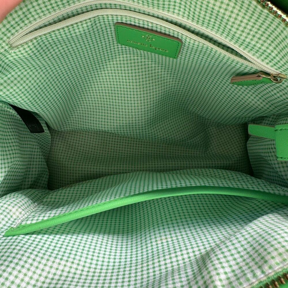 Nanette Lepore Camille triple section tote in green - Picture 7 of 8